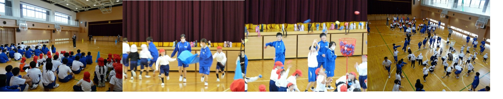 中１「小中交流会・体育」実施